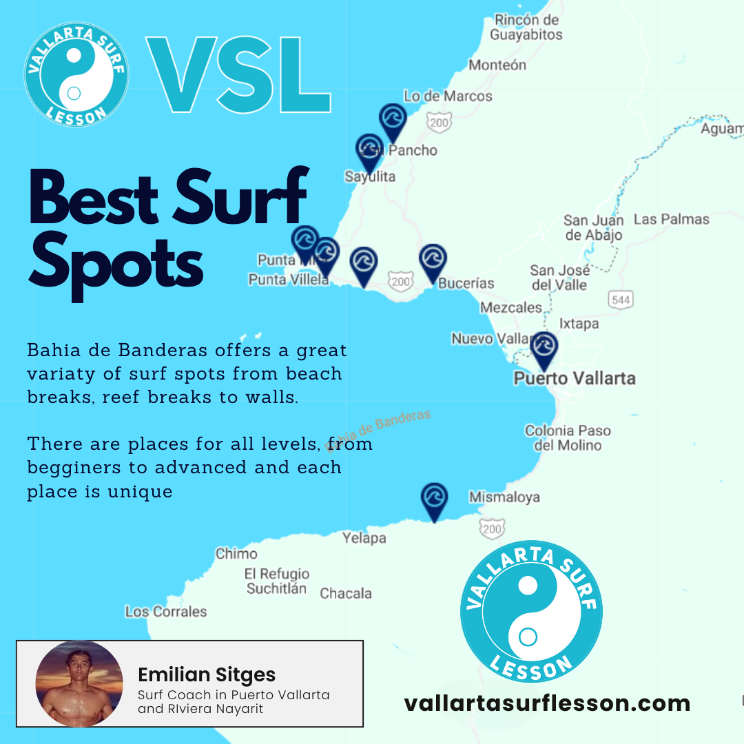 Surfing in Puerto Vallarta