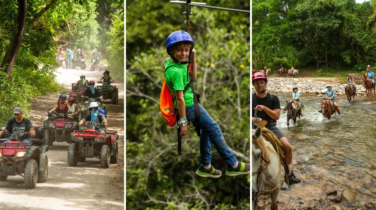 ATV + Zipline + Horseback in Puerto Vallarta